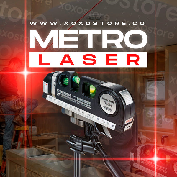 Nivel laser con metro