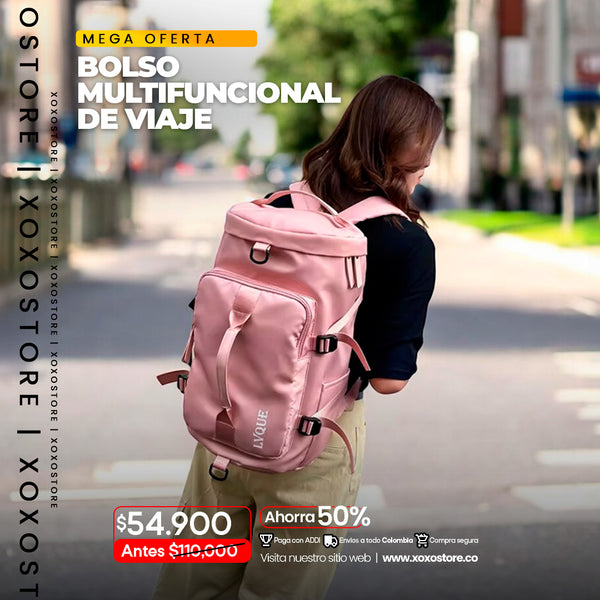 Morral multifuncional ideal para viajes