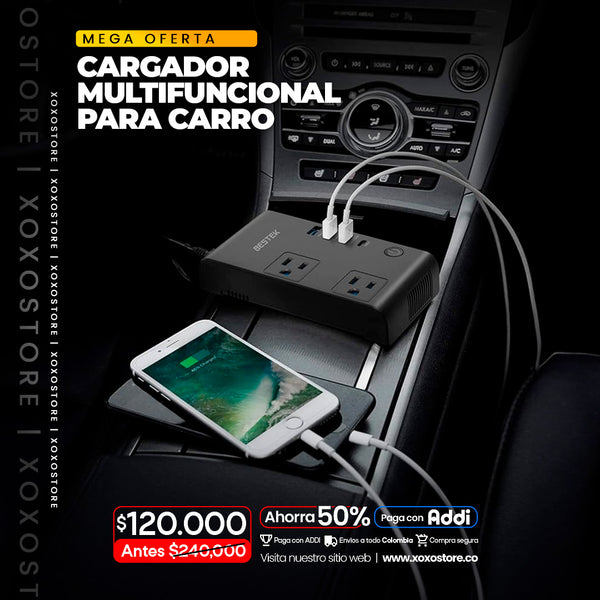 Inversor multitoma para carro (ENCHUFE )