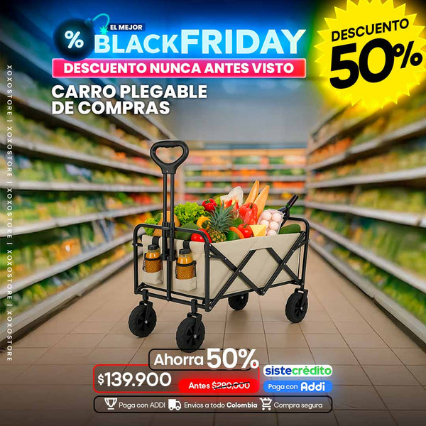 Carrito plegable de compras