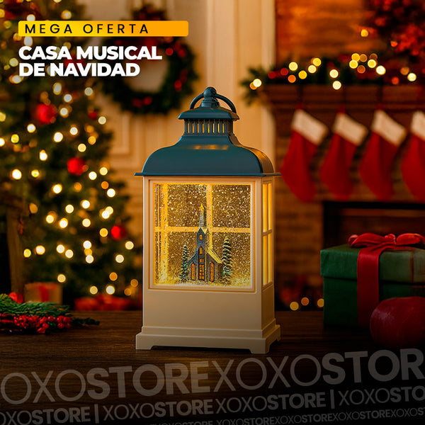 Casa musical de navidad