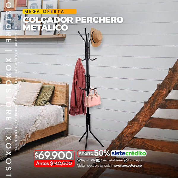 Metalico Perchero organizador