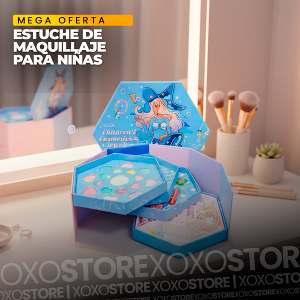 Estuche de maquillaje y manicura para niña