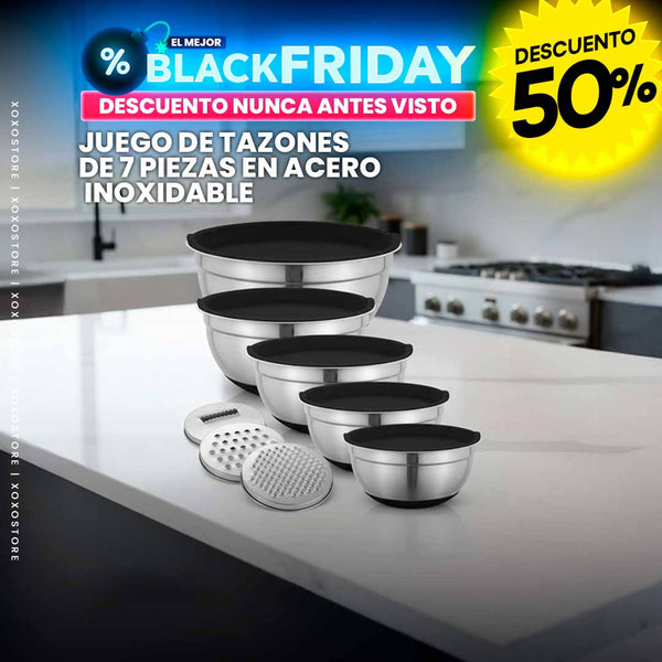 Juego de tazones de 7 piezas