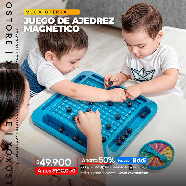 Juego de ajendrez magnetico didactico