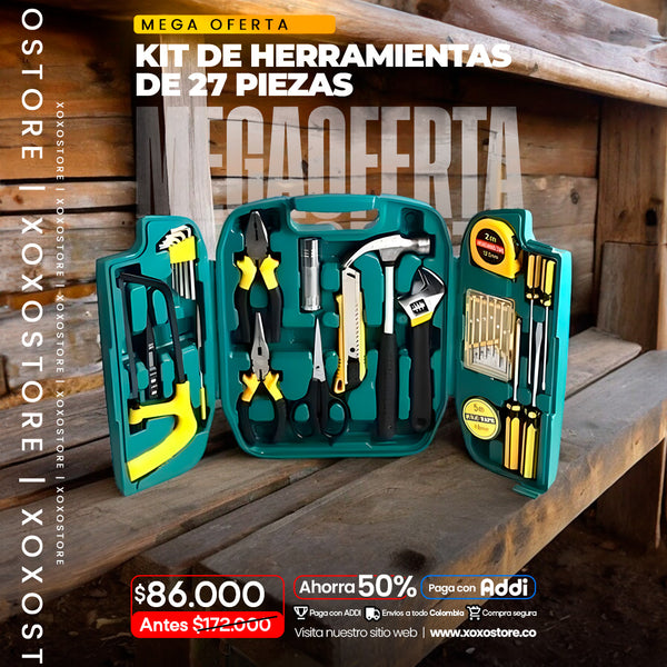 Kit de herramientas 27 piezas