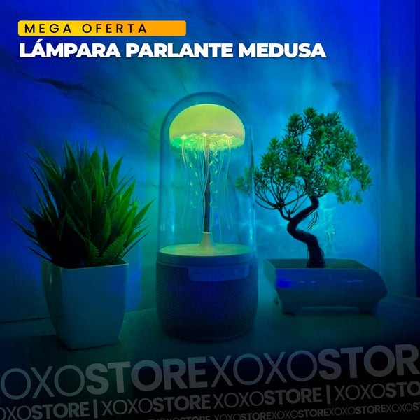 Parlante y lampara medusa