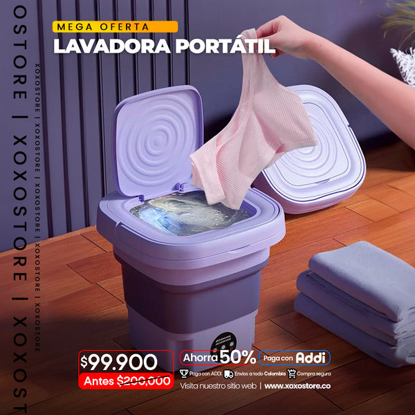 Lavadora portatil plegable