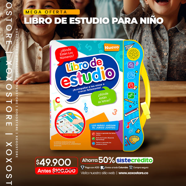 Libro de estudio educativo infantil