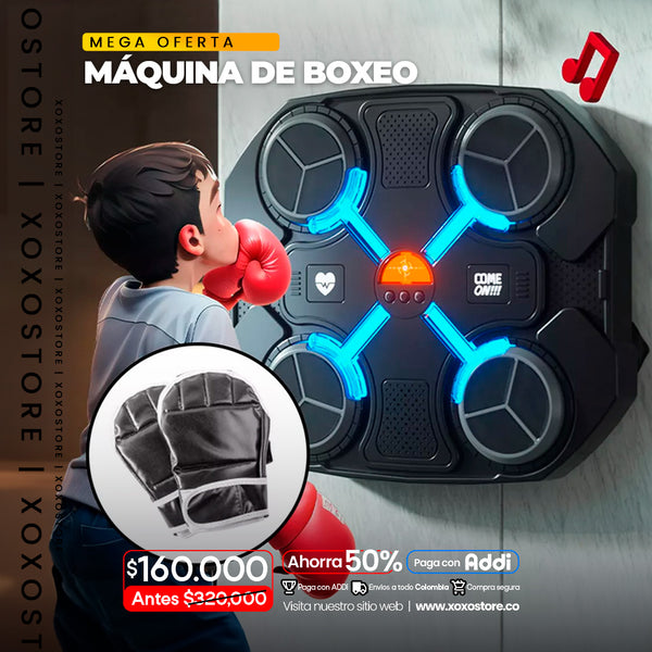 Maquina de boxeo con musica