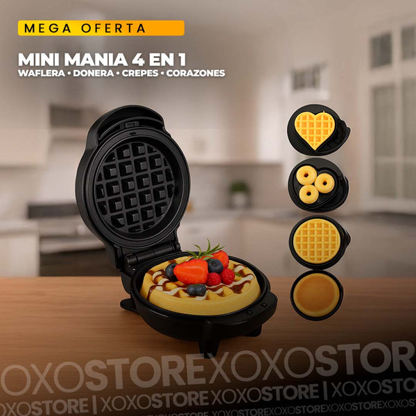 Mini waflera 4 en 1
