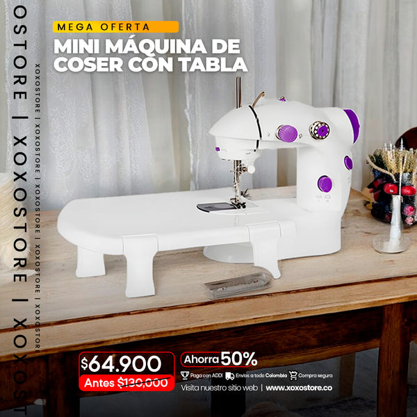 Maquina de coser+Tabla