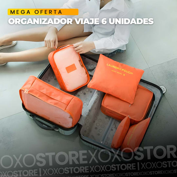 Organizador de maletas de viaje  x6 unidades