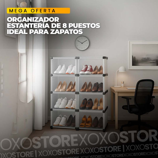 Organizador estanteria de 8 puestos ideal para libros