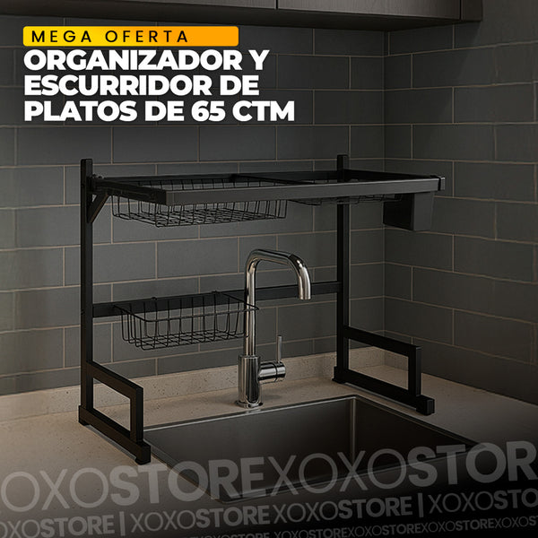 Escurridor y organizador de lavaplatos