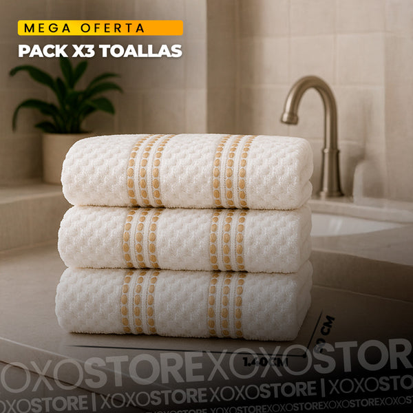 3x1 Toallas de Baño