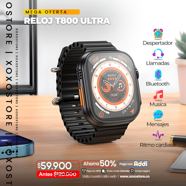 Reloj inteligente t800 ultra