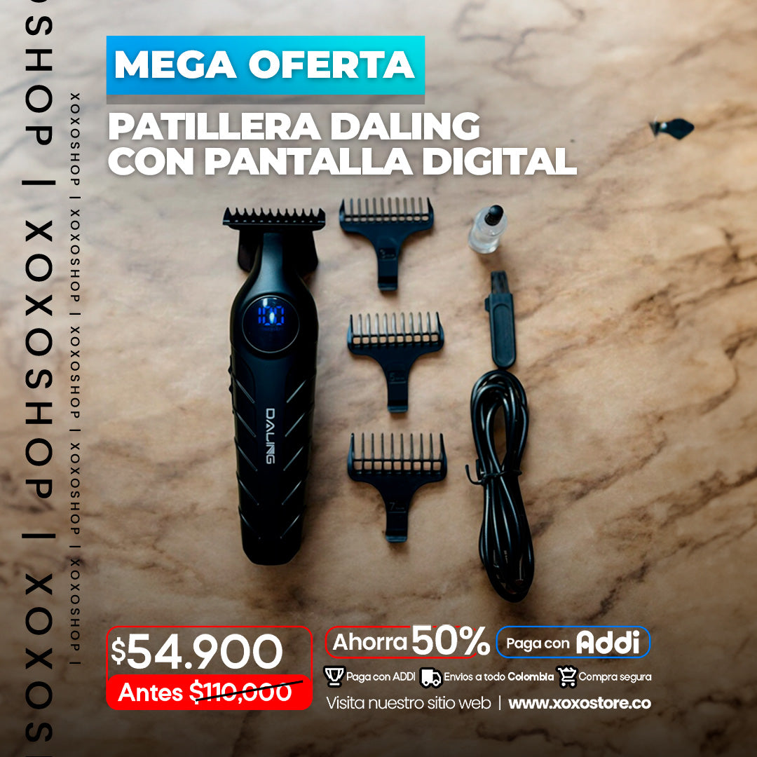 Patillera daling con pantalla digital – XoXo tienda