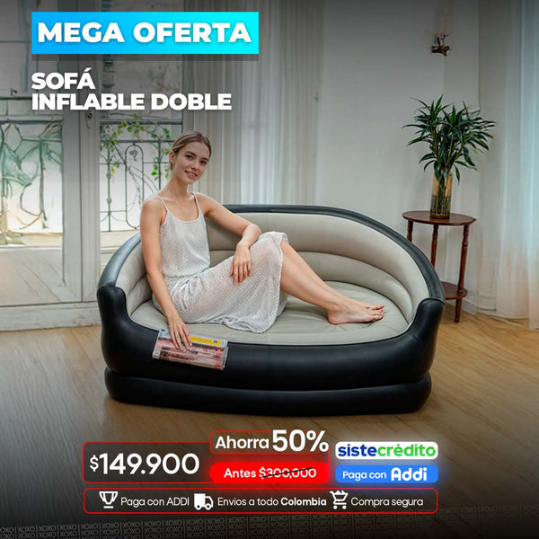 Sofa inflable de 2 puestos