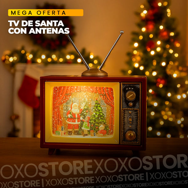 TV de santa con antenas