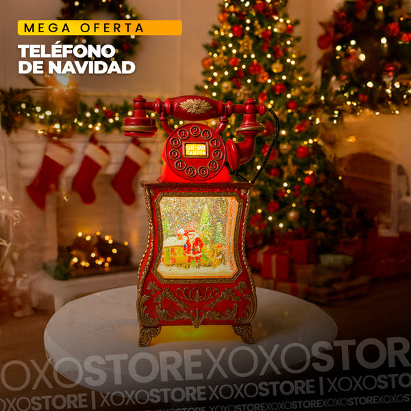 Telefono caja musical de navidad