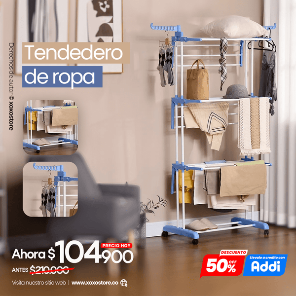 ORGANIZADOR PARA SECAR ROPA