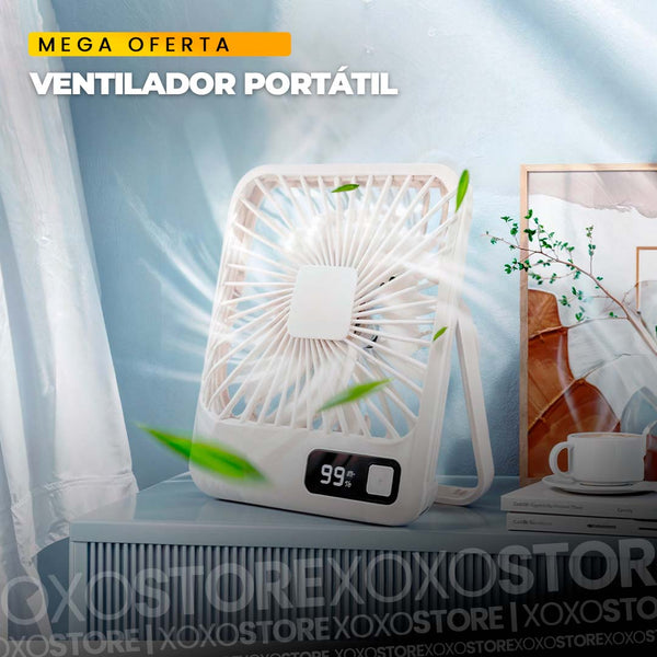 Portatil ventilador ideal para escritorios