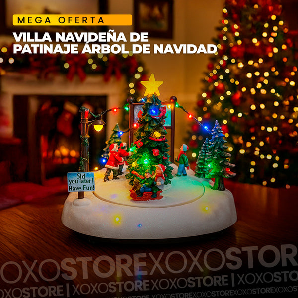 Pista musical de navidad tipo villa