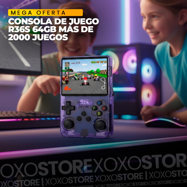Consola de juego retro R36S MAS DE 15000 JUEGOS