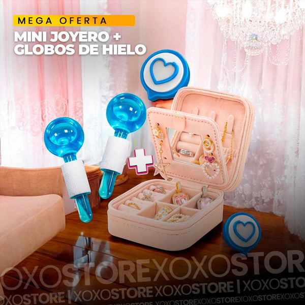 DIA DE LA MUJER MINI JOYERO+GLOBOS DE HIELO FACIAL